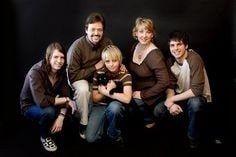 A picture of Kandilyn Harris Osmond with her ex-husband and kids.